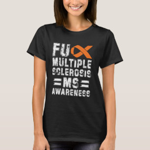 T-shirt Sclérose en plaques Énoncé de sensibilisation à la