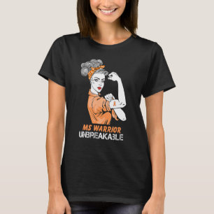 T-shirt Sclérose en plaques Guerrier Indestructible Ms Str