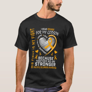 T-shirt Sclérose en plaques Orange Godson Sensibilisation