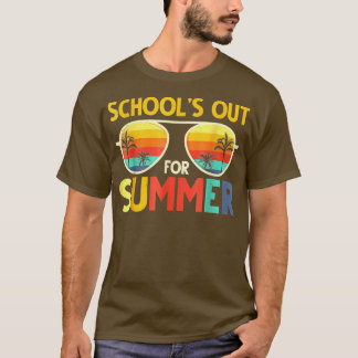 T-shirt Scolaire Pour L'Été Bonne Dernière Journée De Thé 