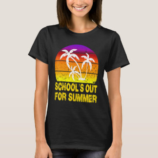 T-shirt Scolarité pour le soleil d'été Vintage pour les fi