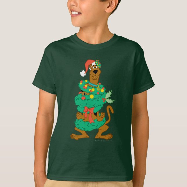 T-shirt Scooby de Noël (Devant)