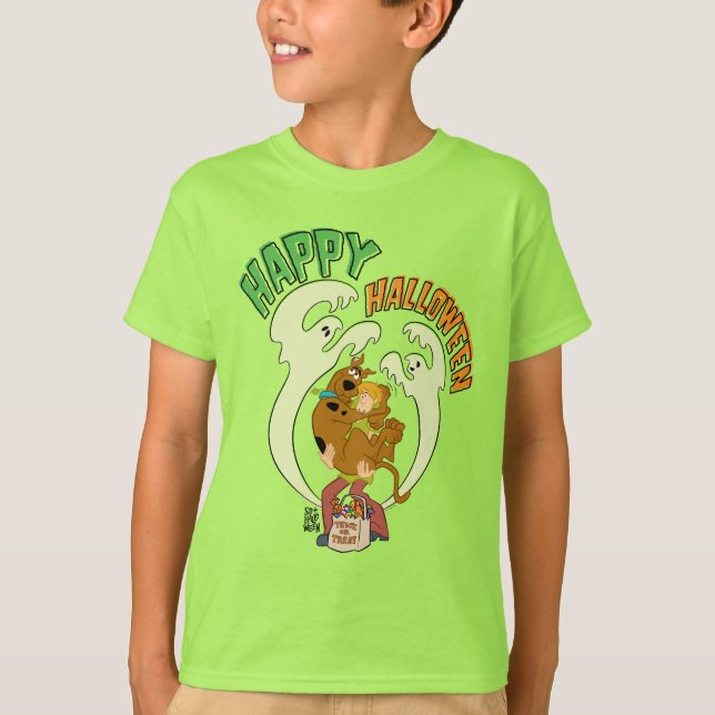 T-shirt Scooby-Doo | Bonne Halloween (Devant)