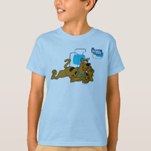 T-shirt Scooby-Doo Carré Rétro Couché