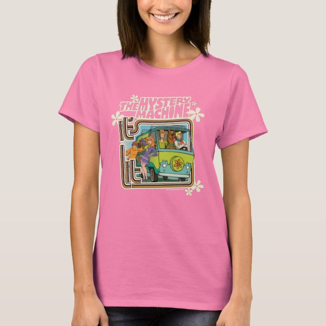 T-shirt Scooby-Doo | "C'est Lit" Mystery Machine Graphic (Devant)