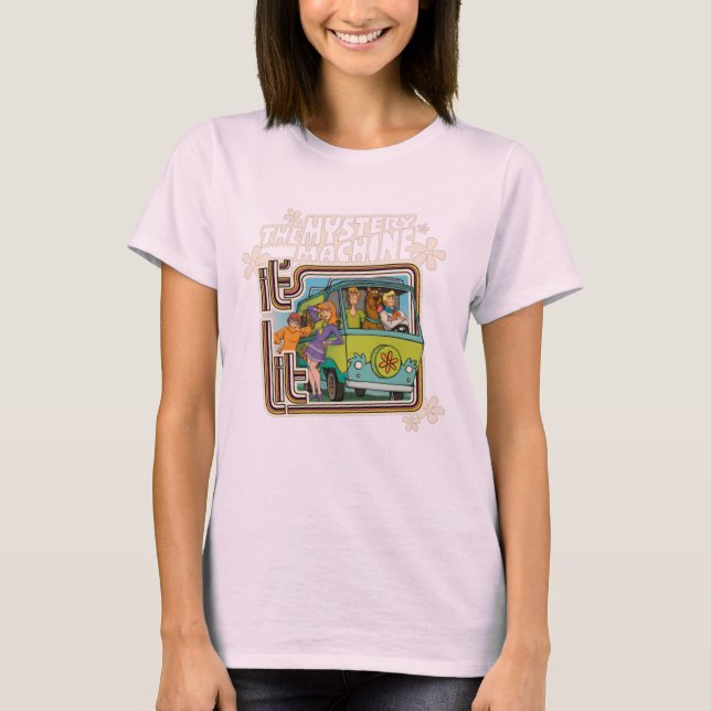 T-shirt Scooby-Doo | "C'est Lit" Mystery Machine Graphic (Devant)