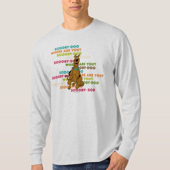 T-shirt Scooby-Doo Coureur "Où Es-Tu ?" (Devant)