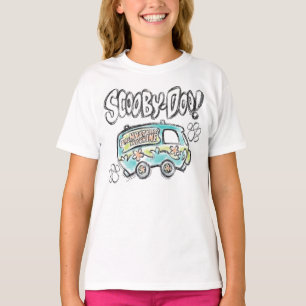 T-shirt Scooby-Doo   Croquis de machine mystère