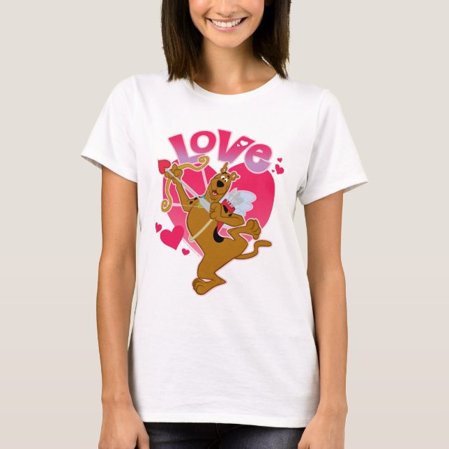 T-shirt Scooby-Doo Cupid - Amour (Devant)