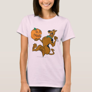 T-shirt Scooby-Doo découpant le citrouille