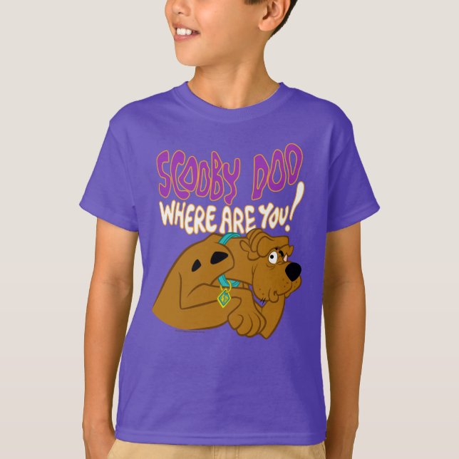 T-shirt Scooby-Doo effrayé (Devant)