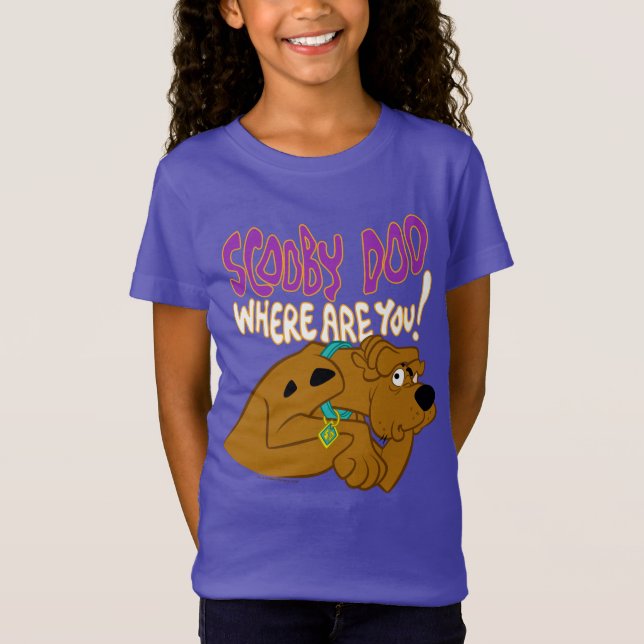 T-Shirt Scooby-Doo effrayé (Devant)