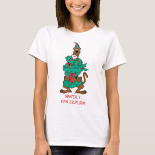 T-shirt Scooby Doo Enveloppé Dans Des Wreath