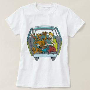 T-shirt Scooby-Doo et hirsute dans la machine de mystère
