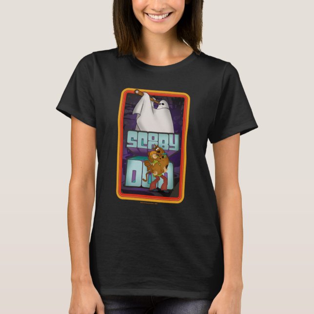T-shirt Scooby-Doo | Ghost À la recherche de Shaggy & Scoo (Devant)