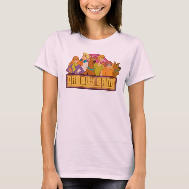 T-shirt Scooby-Doo | Graphique de dessin rétro "Gang Super (Devant)