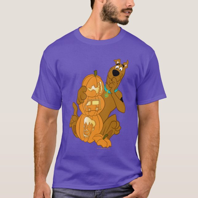 T-shirt Scooby-Doo | Halloween Jack-O-Lantern (Devant)