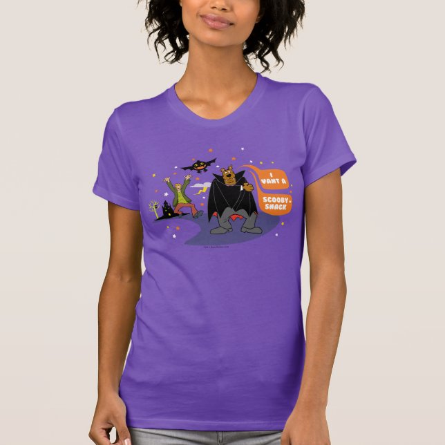 T-shirt Scooby-Doo | Je veux un collant Scooby (Devant)