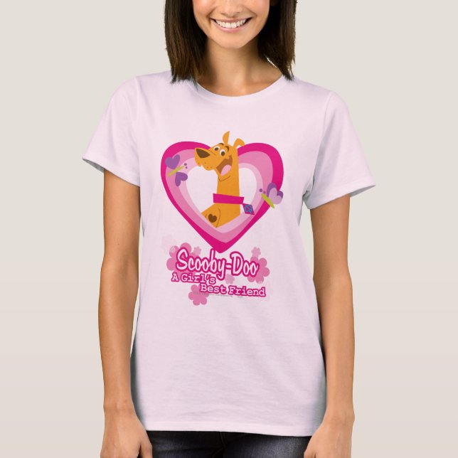 T-shirt Scooby-Doo La meilleure amie d'une fille (Devant)