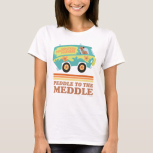 T-shirt Scooby-Doo Mystery Machine "Peddle to the Meddle"