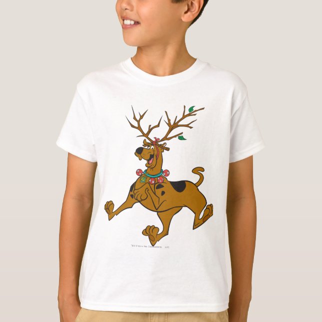 T-shirt Scooby-Doo Noël Antlers (Devant)