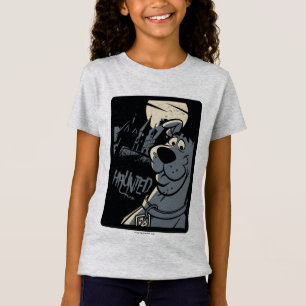 T-Shirt Scooby-Doo Noir Haunted Mansion Graphisme