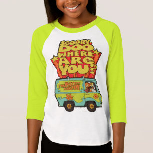 T-shirt Scooby-Doo   "Où Es-Tu ?" Retro Cartoon Van