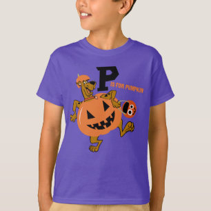 T-shirt Scooby-Doo P est pour le Citrouille