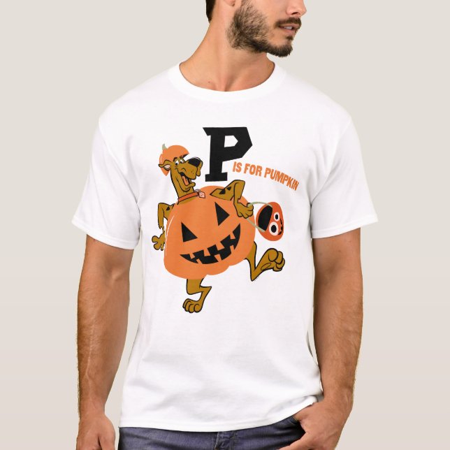 T-shirt Scooby-Doo | P est pour le Citrouille (Devant)