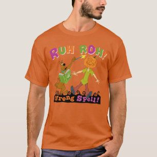 T-shirt Scooby-Doo   Ruh Roh ! Mauvais sort !