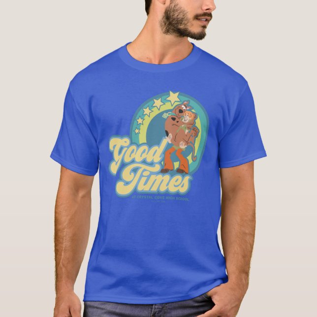 T-shirt Scooby-Doo & Shaggy Bon Temps à Crystal Cove HS (Devant)