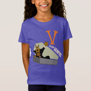 T-Shirt Scooby-Doo   V est pour Vampire