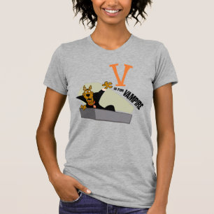 T-shirt Scooby-Doo V est pour Vampire