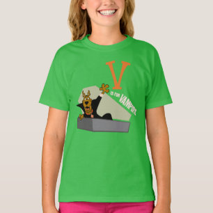 T-shirt Scooby-Doo   V est pour Vampire