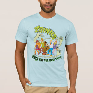 T-shirt Scooby-Doo  Zoinks Quelle voie pour plus de bonbon