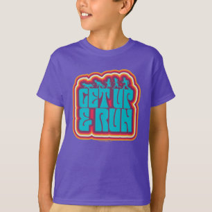 T-shirt Scooby et la bande "lèvent et courent" le