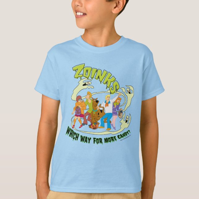 T-shirt Scooby Which Way for More Candy ? (Devant)