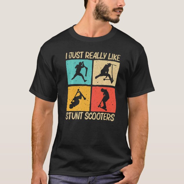 T-shirt Scooter cool De Tête Pour Hommes Scooter Scooter S (Devant)
