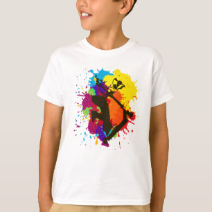 T-shirt Scooter freestyle colorfull tour