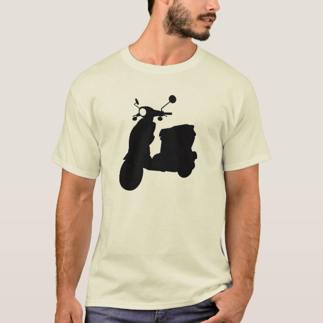 T-SHIRT SCOOTER NOIR B125 (Devant)