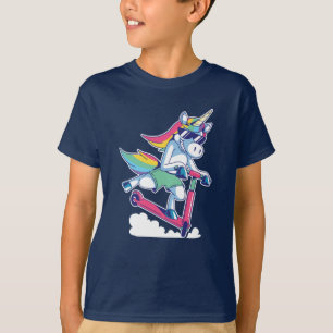 T-SHIRT SCOOTER UNICORN