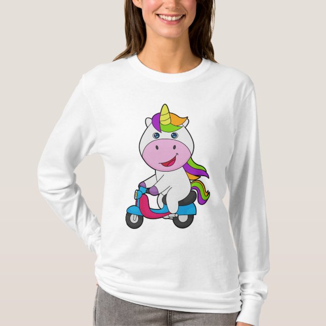 T-shirt Scooter Unicorn (Devant)