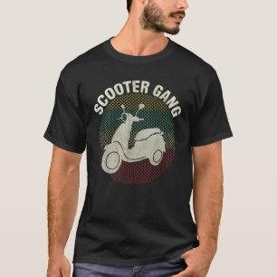 T-shirt Scooter vintage Gang Funny Scooter Moto Ride