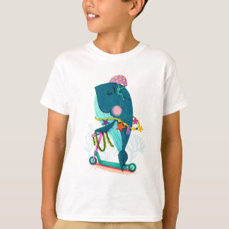 T-shirt Scootering Whale