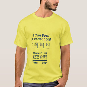 T-shirt Score de bowling parfait