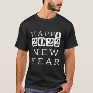 T-shirt Scoreboard 2022 Happy New Year 2022 Funny Manual S