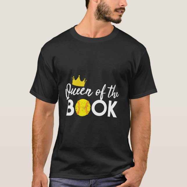 T-shirt Scorekeeper Softball Team Scorebook Queen (Devant)