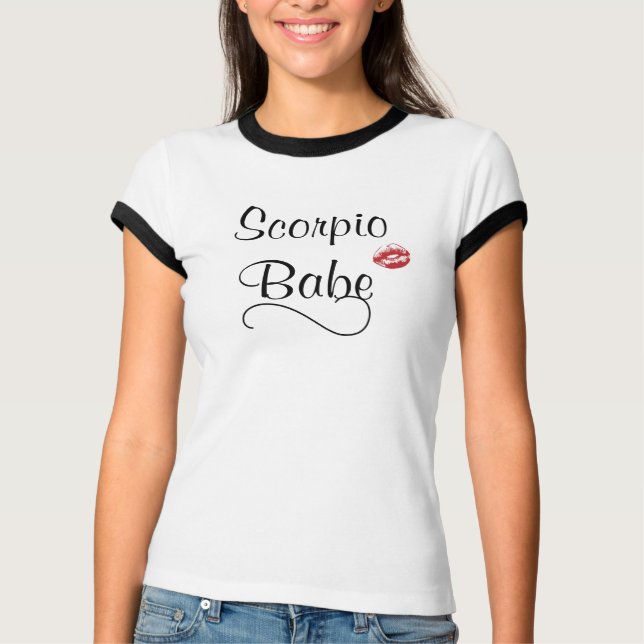 T-shirt Scorpio Babe (Devant)