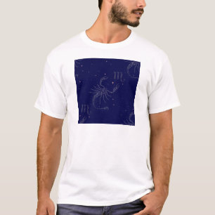 T-shirt scorpio étoiles