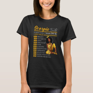 T-shirt Scorpio Faits merveilleux signe Zodiaque Horoscope
